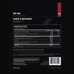 MA complete back label and Supplement Facts from the September 17 print file.