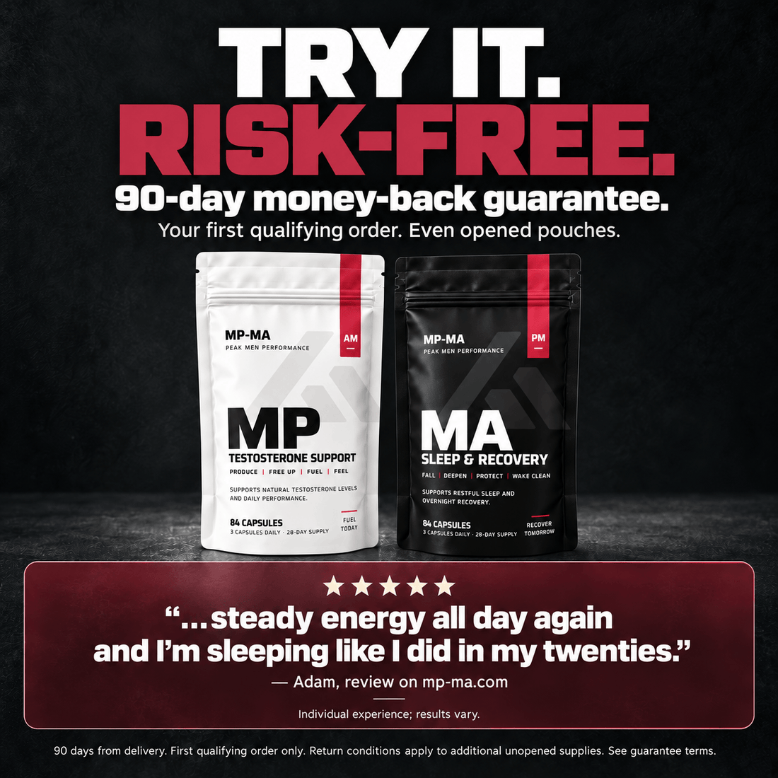 MP + MA · Natural Testosterone Support